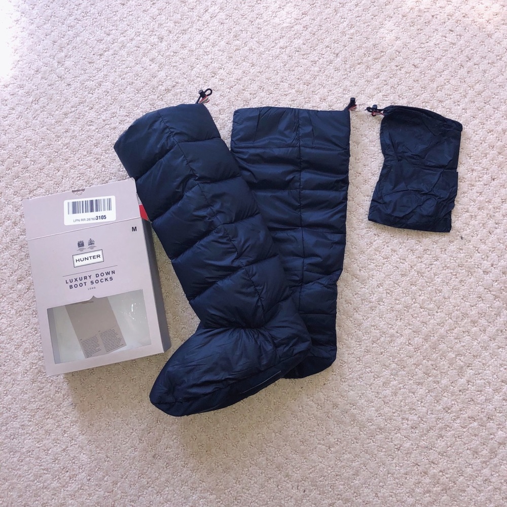 Hunter Long Luxury Down Boot Socks | Never Worn
